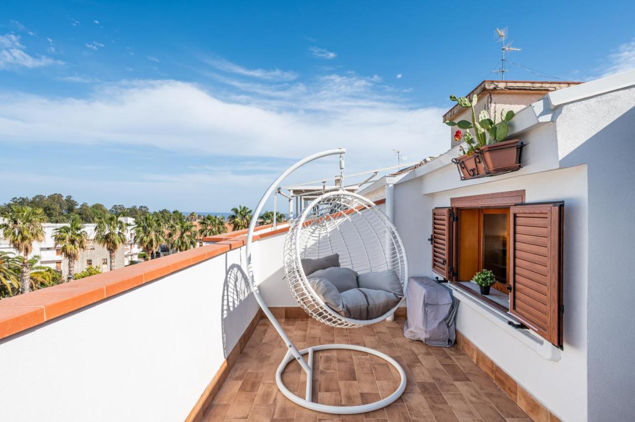 Ferienwohnung Naxos Charming Penthouse With Swimming Pool X6 Giardini-Naxos Exterior foto