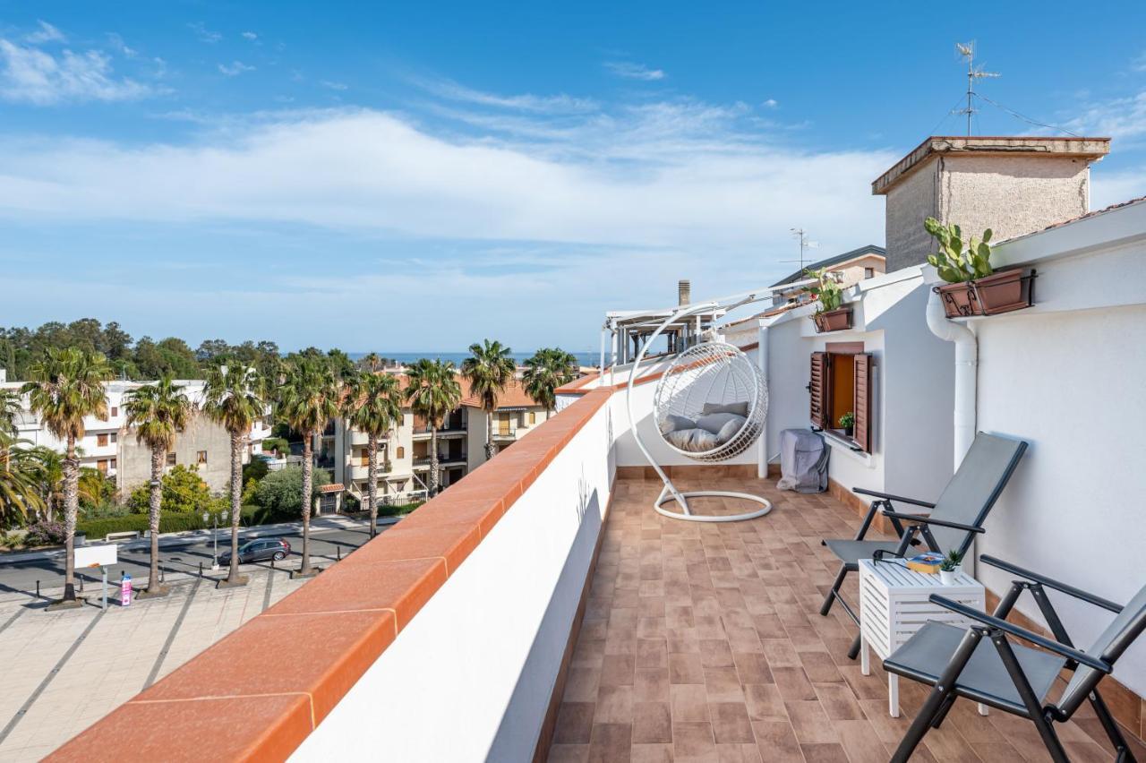 Ferienwohnung Naxos Charming Penthouse With Swimming Pool X6 Giardini-Naxos Exterior foto